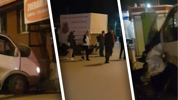На Мельникайте в Тюмени водитель «Газели» врезался в здание жилого дома