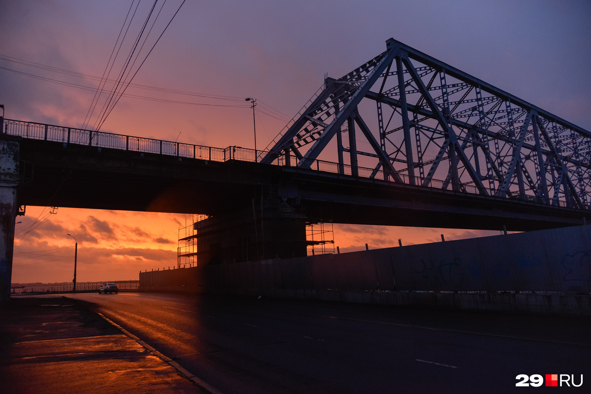 Фото мостов в архангельске