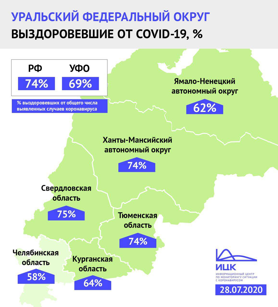 Карта распространения коронавируса в кировской области