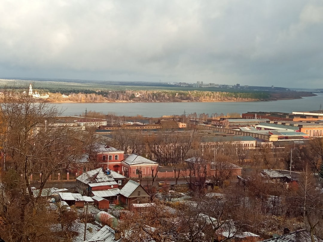 Такой вид открывается с многоэтажки в Рабочем поселке Такой вид открывается с многоэтажки в Рабочем поселке