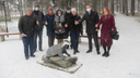Фотофакт: в Шенкурске появился памятник барсуку