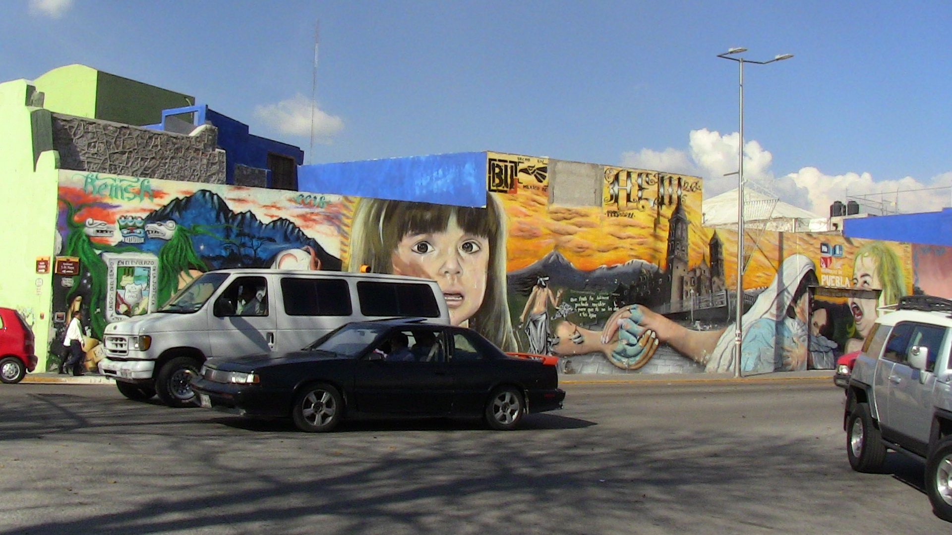 Уличное искусство у мексиканцев хорошо развито