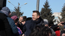 Алексей Навальный приехал в Новосибирск