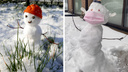 Читатели НГС весь день лепили снеговиков — смотрим, что у них получилось (14 фотографий)