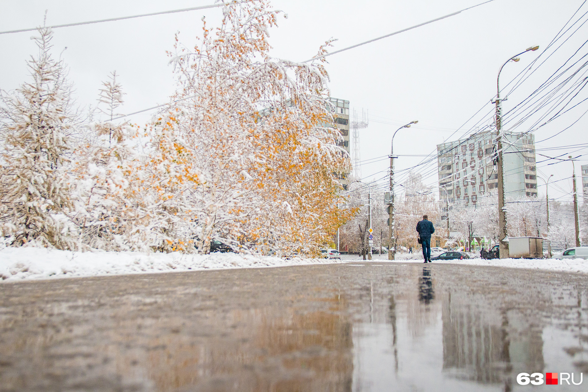 В ноябре выпадает первый снег