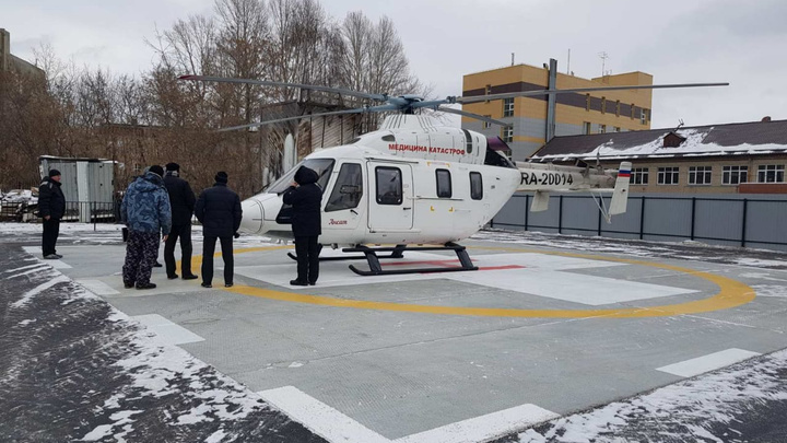 В Челябинске открыли вторую вертолетную площадку для санавиации
