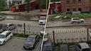 «Никто ничего не делает»: в Новосибирске третий день топит дорогу на Колхидской