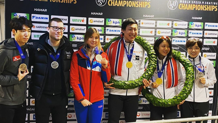 Челябинская конькобежка Ольга Фаткулина взяла медаль на чемпионате мира по спринтерскому многоборью