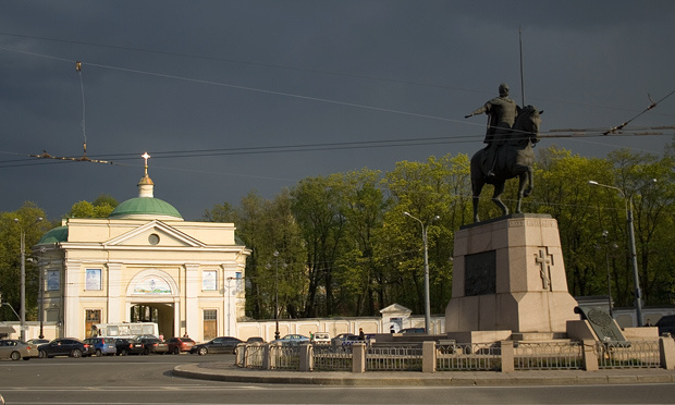 Свято-Троицкая Александро-Невская лавра . Церковь иконы Божией Матери "Всех Скорбящих Радость" (надвратная) на <a href="https://www.citywalls.ru/house5130.html" target="_blank" class="_">Citywalls.ru</a>