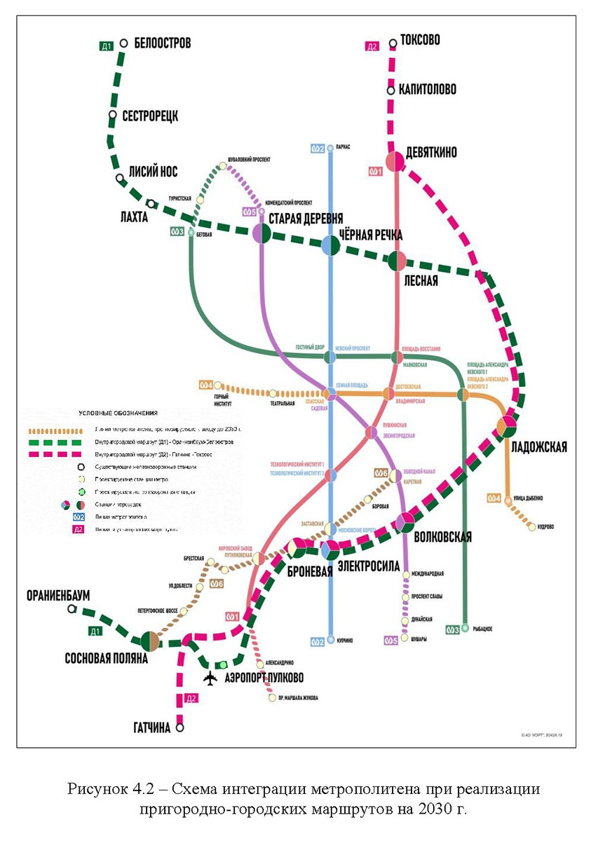 Питерский метрополитен схема 2022