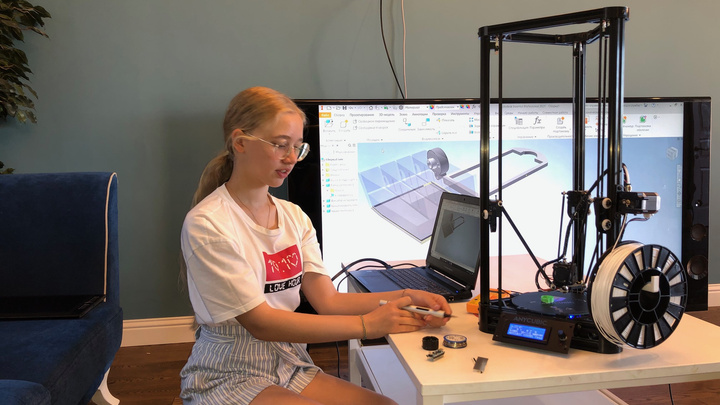 Челябинские школьники распечатали на 3D-принтере приборы для борьбы с коронавирусом
