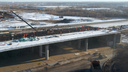 Строители развязок Самарского (Фрунзенского) моста забетонировали часть эстакады на «Стошке»