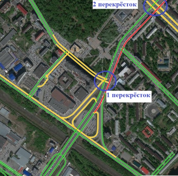 Пробка в час пик сразу после моста в сторону центра (повороты на ул. Республики и ул. Малыгина) Пробка в час пик сразу после моста в сторону центра (повороты на ул. Республики и ул. Малыгина)