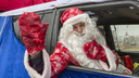 На улицы Волгограда вновь выехал Дед Мороз на сказочных санях