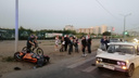 В столкновении Yamaha и «шестёрки» в Челябинске пострадал мотоциклист