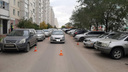 Водитель на Honda Fit сбил 7-летнего мальчика на Высоцкого — авария попала на видео