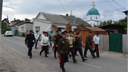 В Волгоградской области прошёл скромный крестный ход в честь иконы Урюпинской Божией Матери