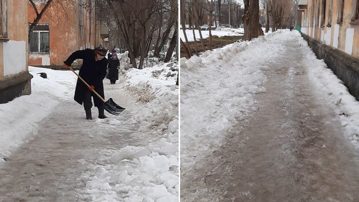 «Приходится ползти по нечищеным тропам»: пермяки жалуются на уборку улицы Лодыгина