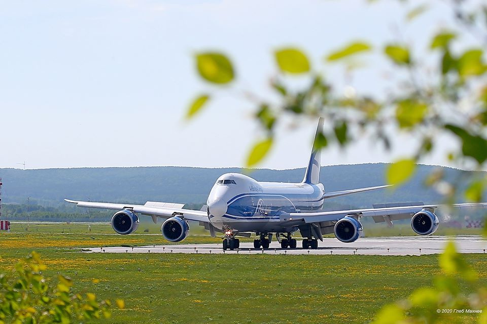 Шикарный Boeing 747! 