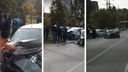 Двое пострадавших и машины в хлам: появилось видео последствий жуткой аварии в Тольятти