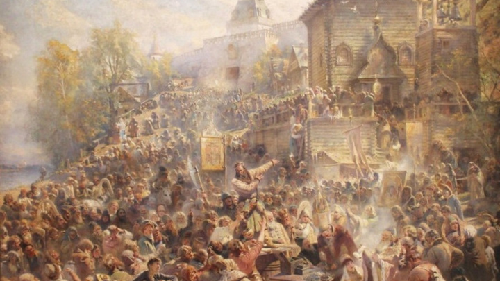 Картину «Воззвание Минина» выложат из портретов нижегородцев