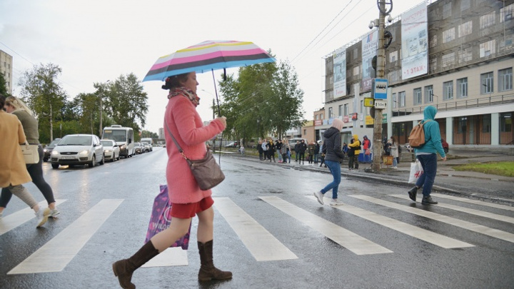 Завтра 17 сентября в Архангельске ожидаются дождь и усиление ветра