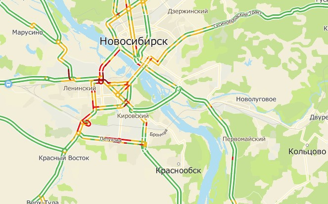 Карта кольцово новосибирск