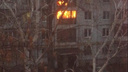 «Огонь вырывался из окна»: в высотке на 116-м горела лестничная площадка