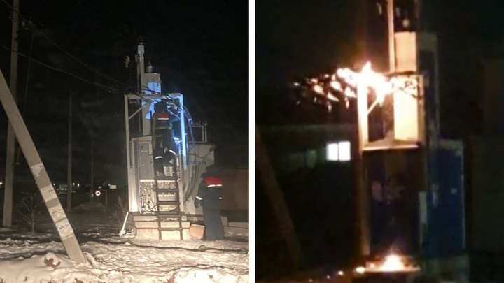 Заискрились провода: электрики вернулись в замерзающий коттеджный поселок под Екатеринбургом