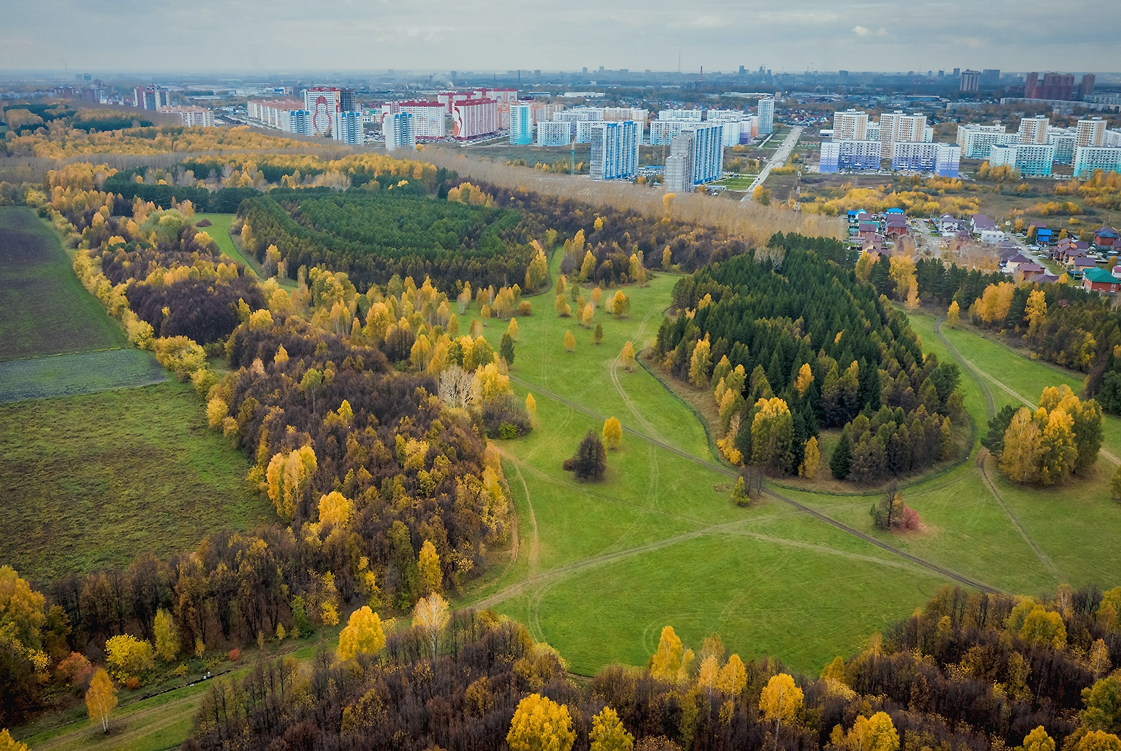 Парк Академика Синягина Новосибирск