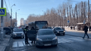 ГИБДД предложила установить еще один светофор около парка Гагарина