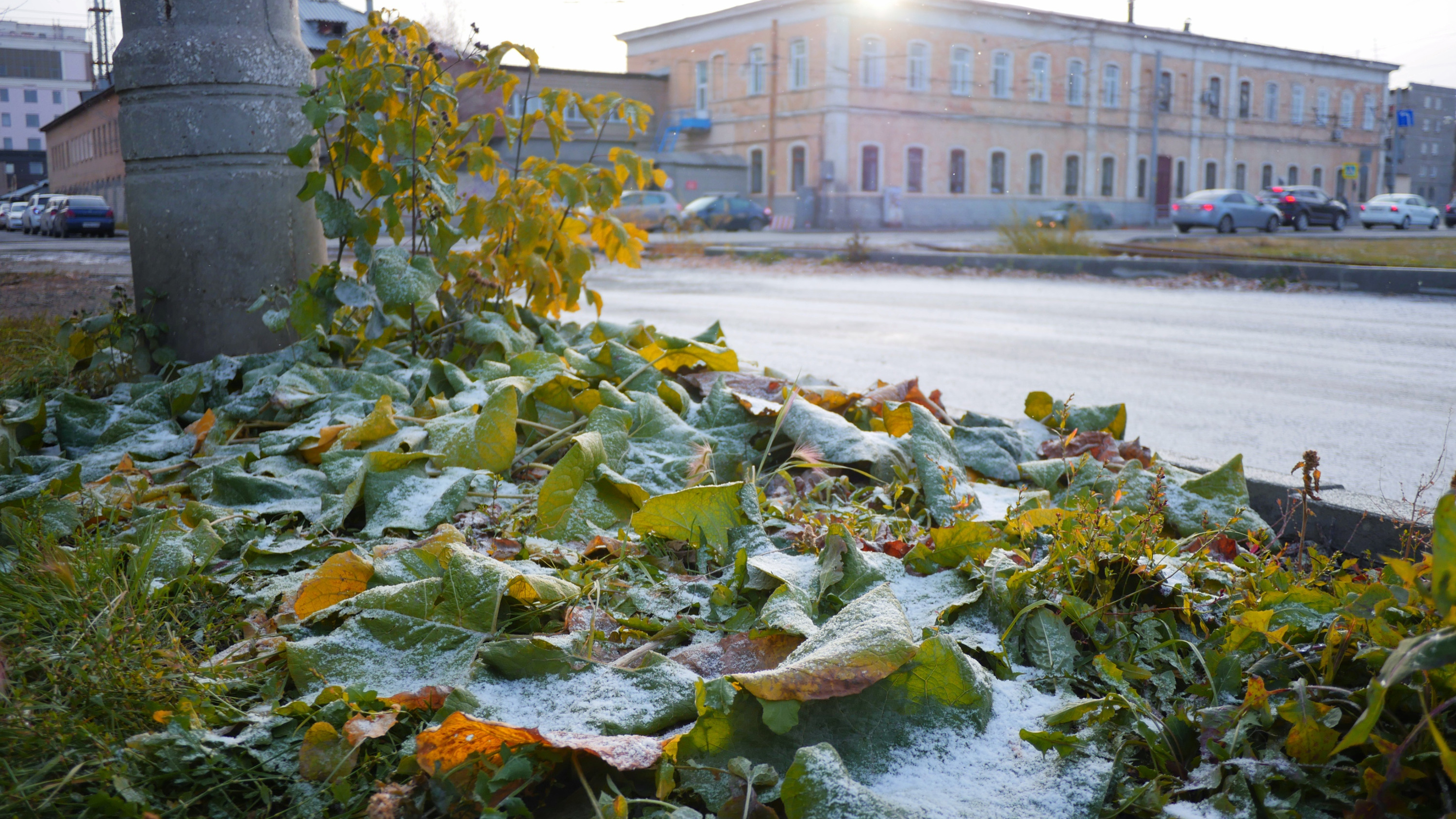 В Челябинске выпал снег. Теплых дней больше не будет?
