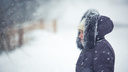 На Новосибирск идет настоящая зима с морозом и снегом