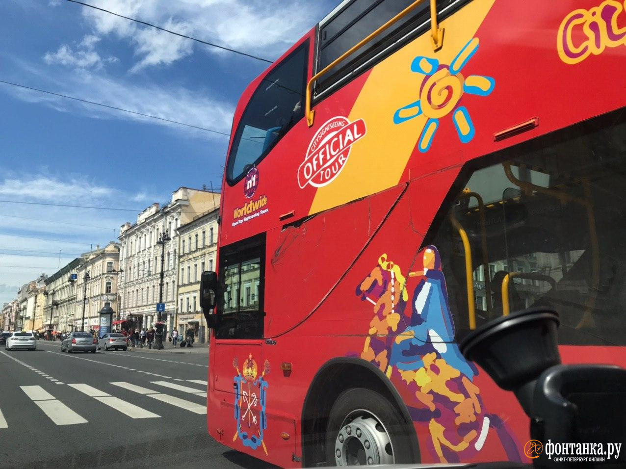 Питер автобус двухэтажный экскурсии City Sightseeing