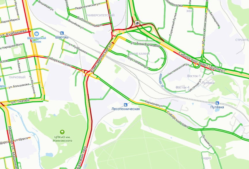 Карта ремонта дорог екатеринбург