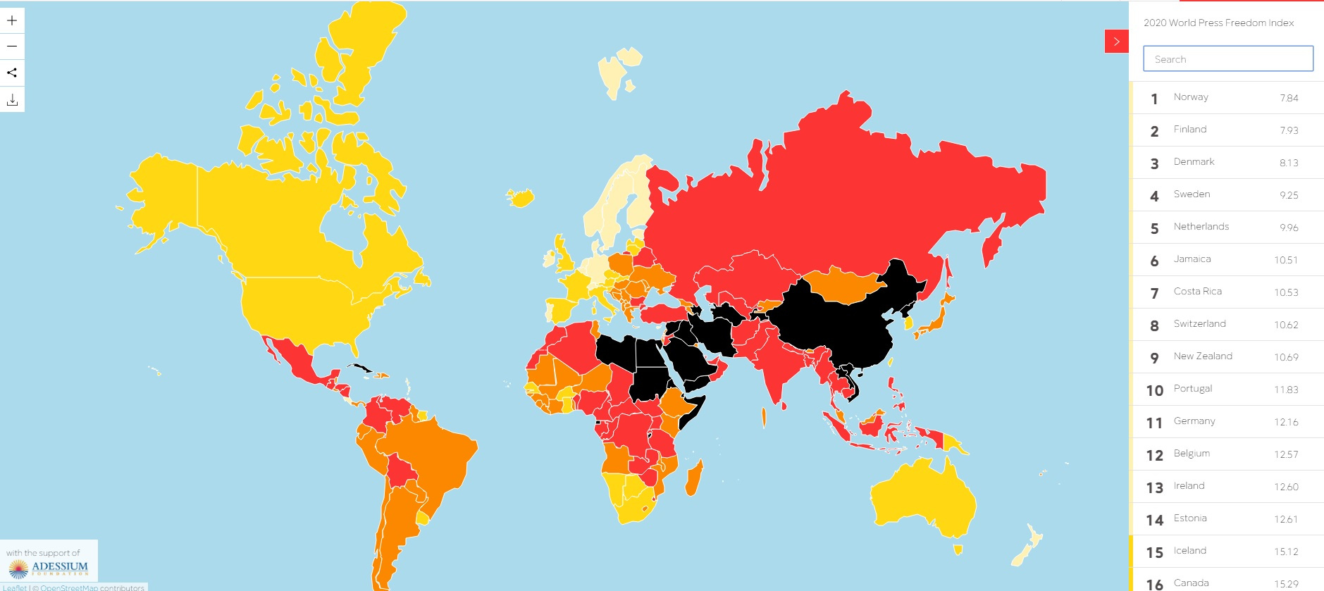 Свободная страна 2019. Самое свободное государство в мире. Индекс свободы слова в странах. Карта свободных стран. Страны по свободе прессы.