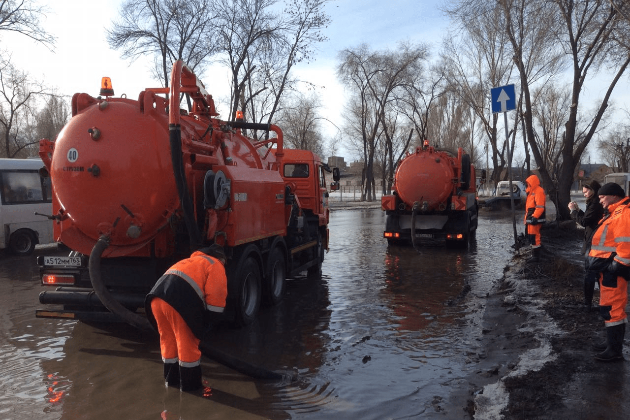 Откачка паводковых вод