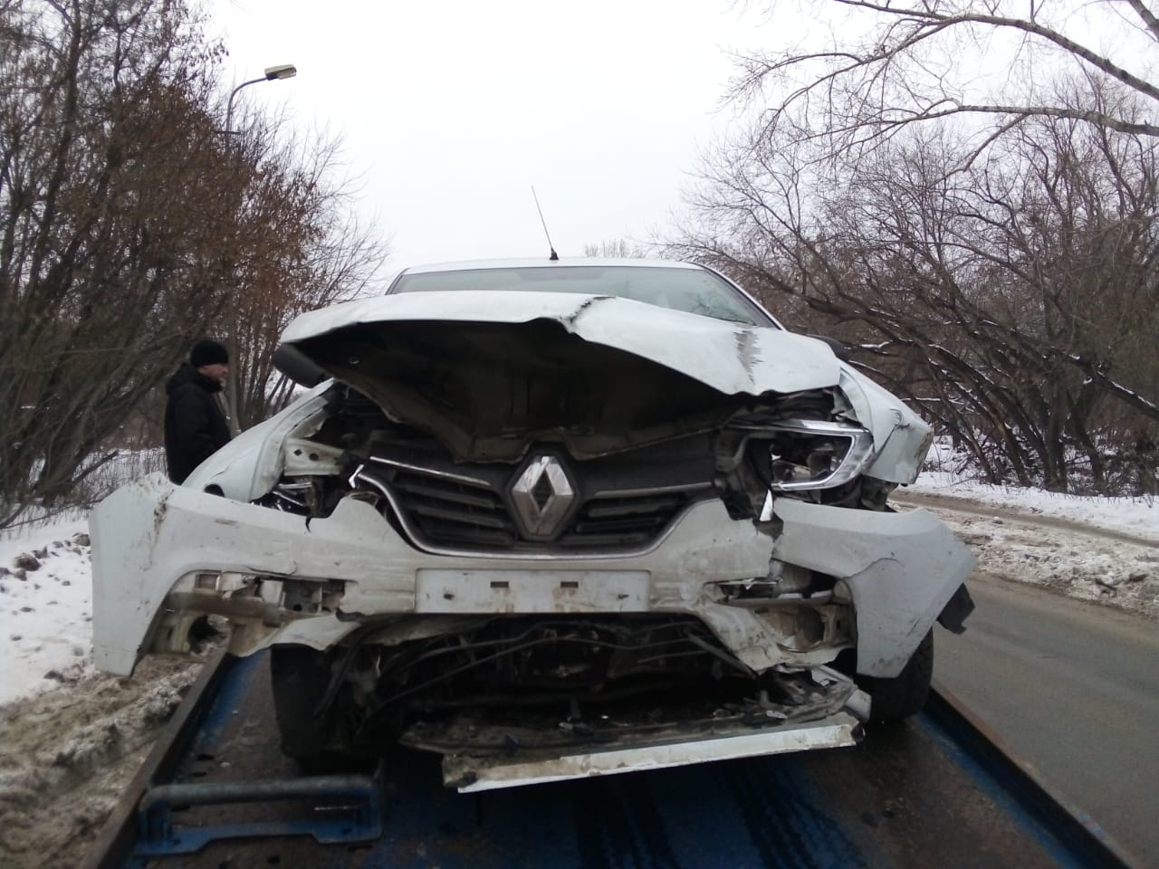 Вот так выглядел Renault после аварии