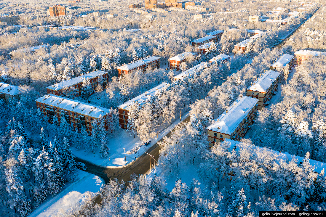 Технопарк Академгородок Новосибирск зима