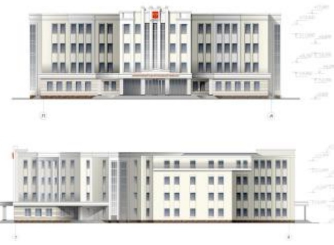 Проект будущего здания суда