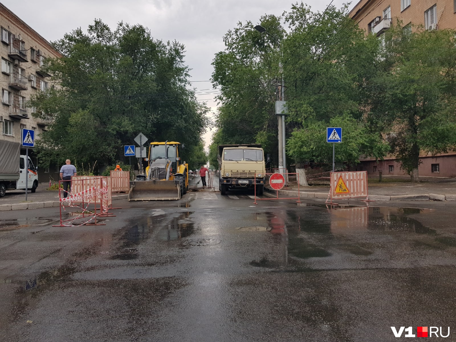 В Центральном районе Волгограда сотрудники «Концессий теплоснабжения» в