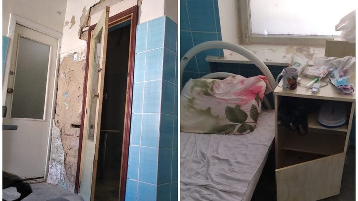 «С потолка падает штукатурка, на стенах пауки»: пациент белоярской больницы показал, где лечат COVID-19
