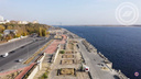 «Вгоняет в грусть размах полей плитки»: ремонт набережной Волгограда показали с высоты