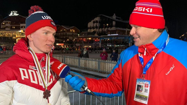 Лыжник Александр Большунов стал первым российским обладателем Кубка мира