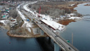 Строители нового моста через Сок начали монтировать пролеты