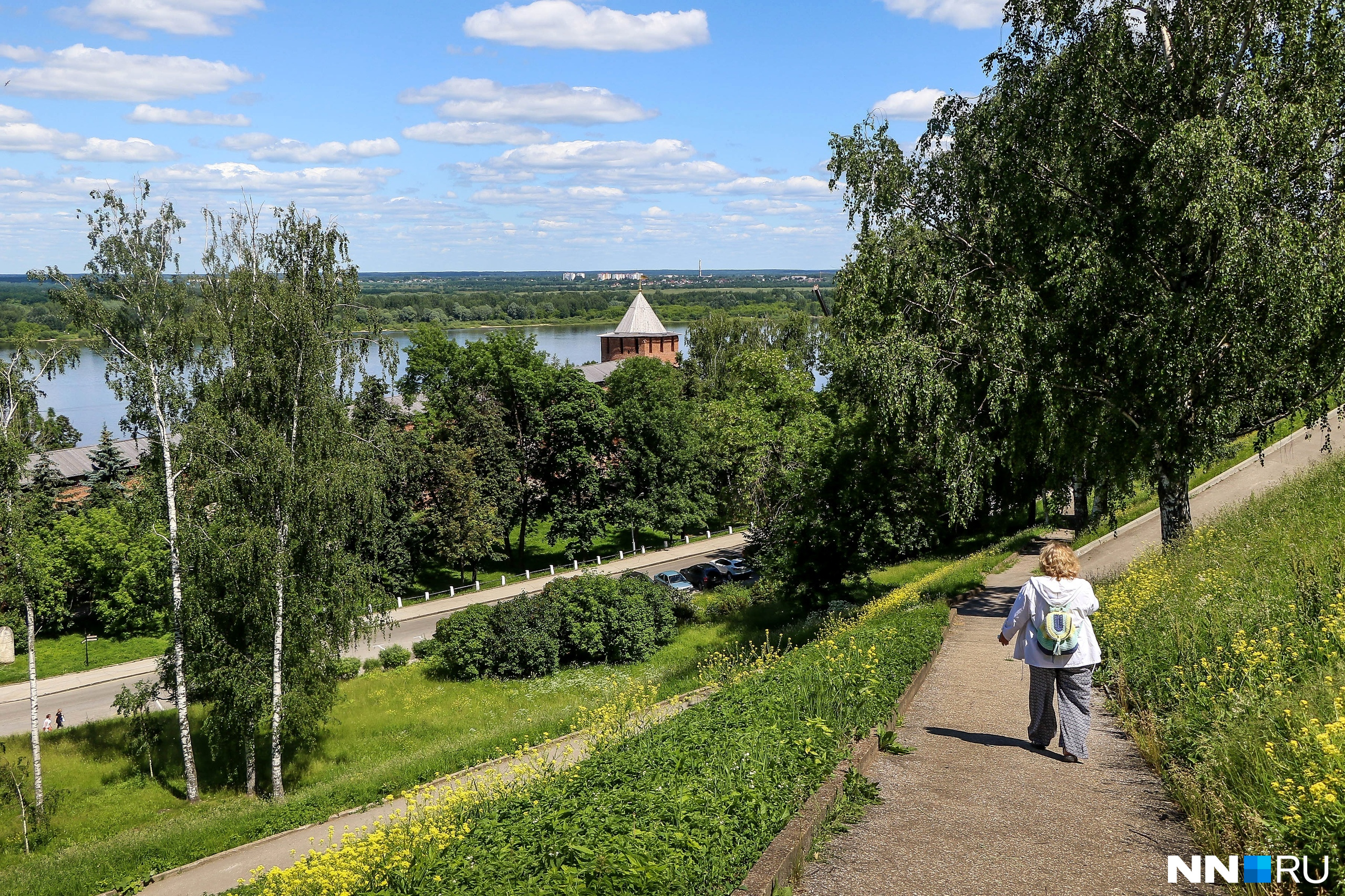 Нижний новгород где погулять красивые места