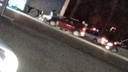 На Гусинобродском шоссе 67-летний водитель ВАЗа врезался в стоящий КАМАЗ с полуприцепом