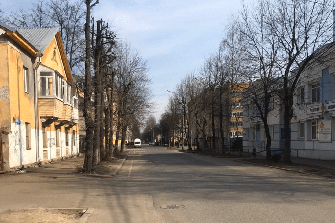 Улицы Ярославля обезлюдели