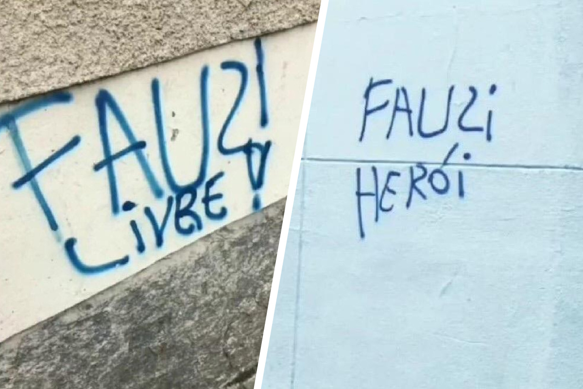 Такие надписи появляются на стенах в Рио-де-Жанейро: «Свободу Фаузи» (слева) и «Фаузи герой» (справа) Такие надписи появляются на стенах в Рио-де-Жанейро: «Свободу Фаузи» (слева) и «Фаузи герой» (справа)