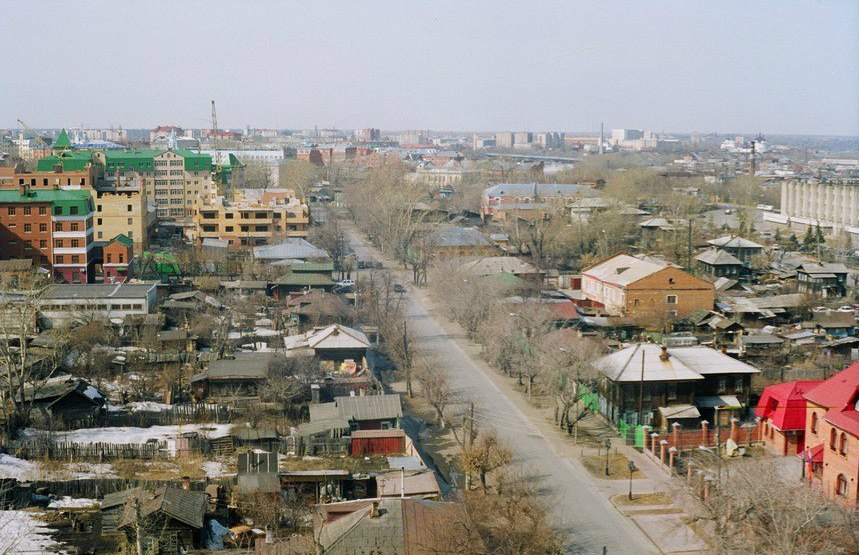 Улица Комсомольская в начале 2000-х